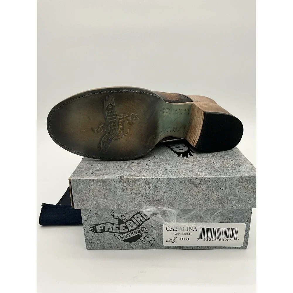 Freebird by Steven Catalina size 10 taupe/ multi. - Picture 6 of 7